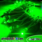5V Green Outdoor Pentol Model LED Light 50 LED Eyes 1