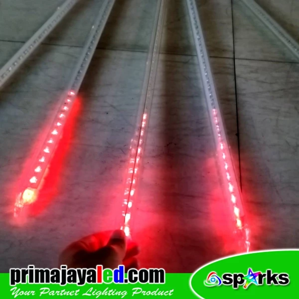 LED Meteor Red 80cm Outdoor Lampu