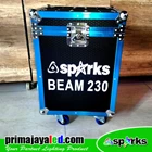Moving Head Beam 230 Sparks List Blue Hardcase 4
