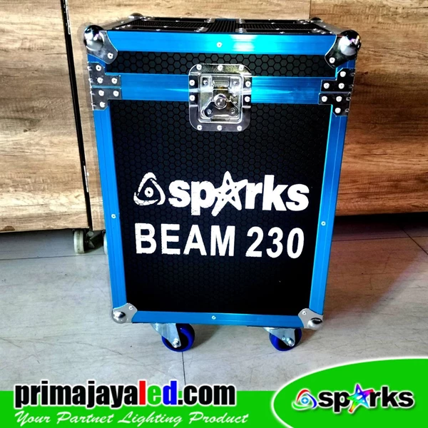 Lampu Moving Head Beam 230 Sparks List Biru Hardcase