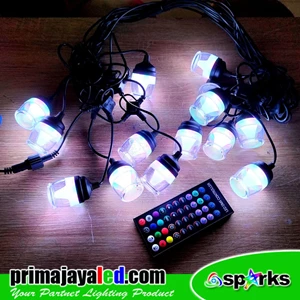 LED String Cable Light Outdoor RGB Remote Controller