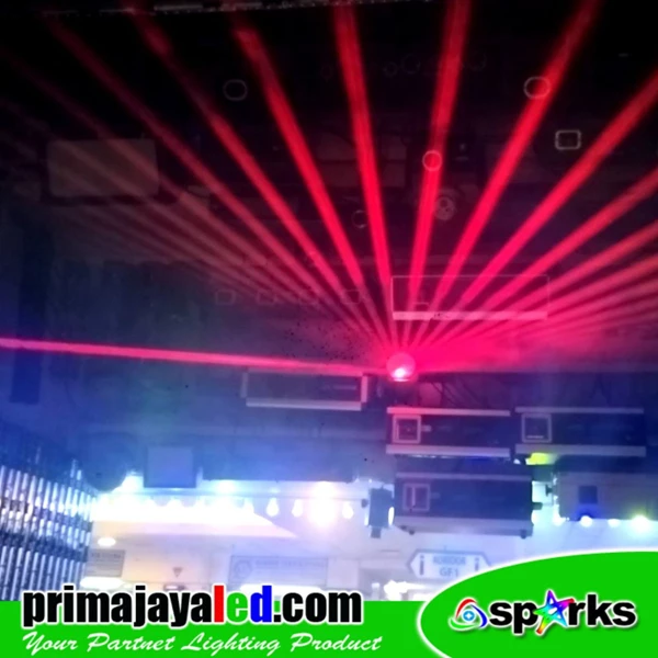 Club Laser Light Sparks Red Straight Line