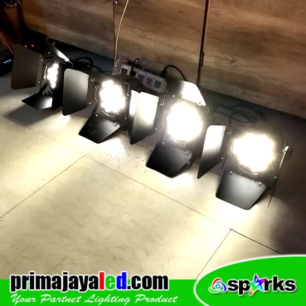 PAR Lamp Package 4 Par Fresnel Sparks 60 x 3 Watt 2in1