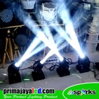 Moving Head Light Package 4 Moving LED Sparks 60 Watt Triple Prism 1