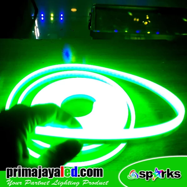 Flexible Neon LED Light 12V 5 Meters Green