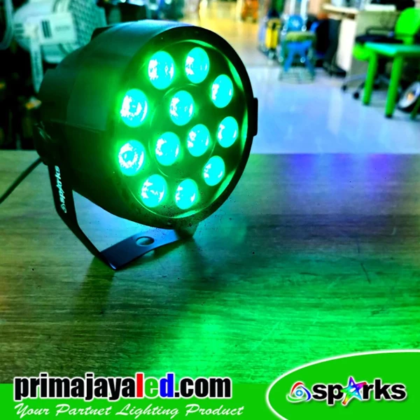 12 LED PAR Lights 3in1 Sparks
