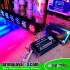 Stage Lights Package 6 PAR LED Sparks 60x3 RGBW & Mixer KK 256a 1