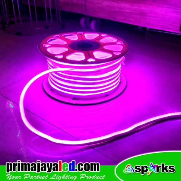 Flexible Outdoor Purple Neon LED Lights 50 Meters