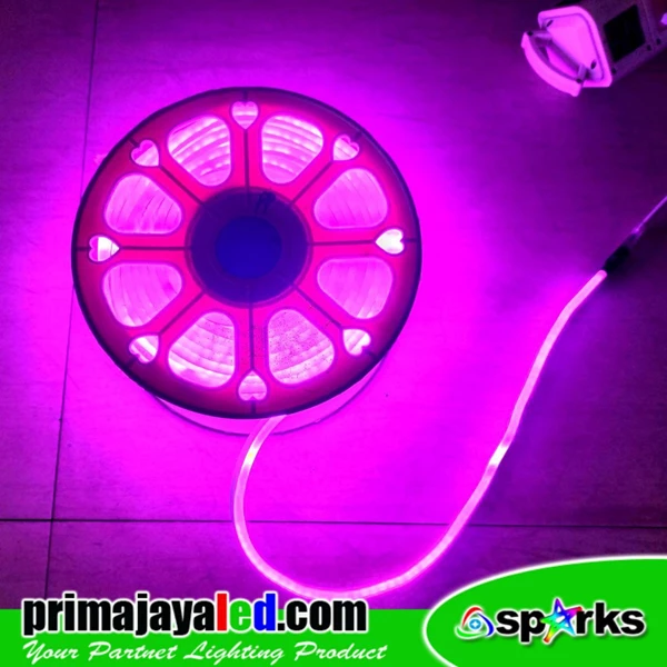 Flexible Outdoor Purple Neon LED Lights 50 Meters