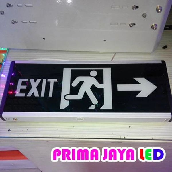 Sign Exit Emergency