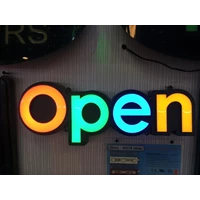 LED Sign Open 3 Warna