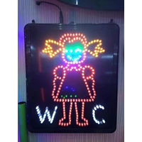 LED Sign Restroom Girls