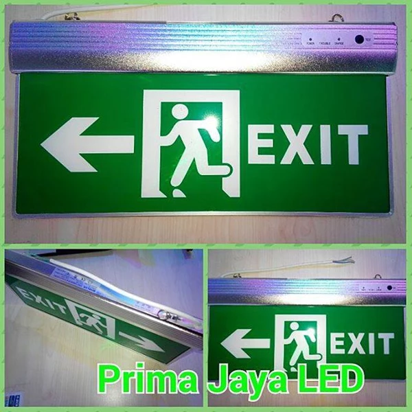 LED Sign Exit Emergency Hijau