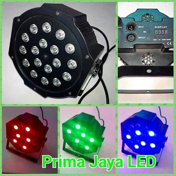 Mini Par LED 18 X 1 Watt RGB