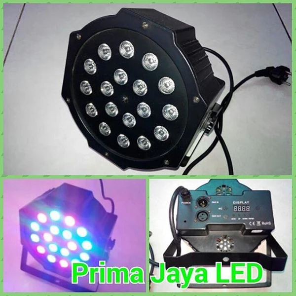 Lampu Par LED 18 X 3 Watt RGB