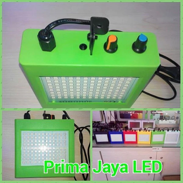 LED Strowbo RGB Green Box