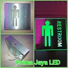 Lampu LED Sign Restroom Man 1
