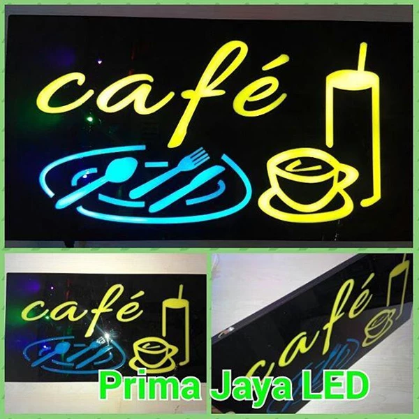 LED Lights Sign Cafe