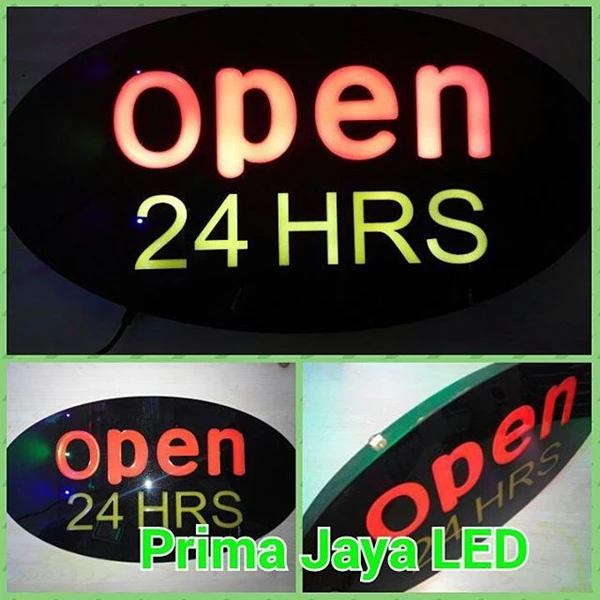 LED Sign Open 24 Hour