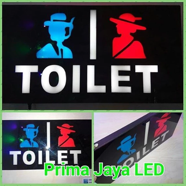 New LED Sign Toilet