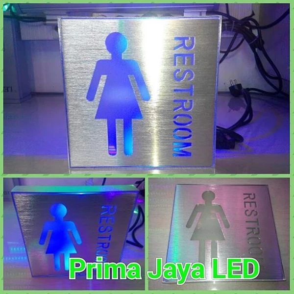 LED Sign Box Restroom Women