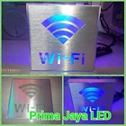 Sign LED Wifi Blue Box 1