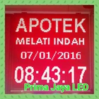 The LED diplay 1 square Meter Red 1