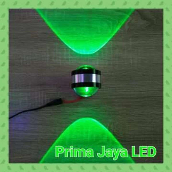 Fish Eye LED light Green 2-way 6 Watt