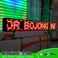 LED Running Text Sparks Lights 133 X 21 Cm Double Sided