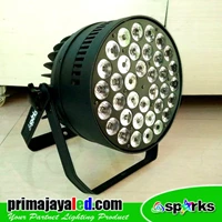 Lampu Panggung Spark Par 36 X 10w LED 4in1 RGBW