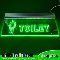 Lampu LED Sign Emergency Toilet