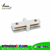 Vinder Connector Rell White Straight Track