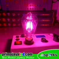 Lampu Bohlam ST64 FIlament LED Pink 4 Watt