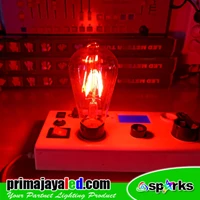 ST64 Light Bulb 4 Watt Red LED Light