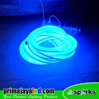 Lampu LED Neon Flexibel Biru 50 Meter Sparks 15mm 10 Watt - Waterproof